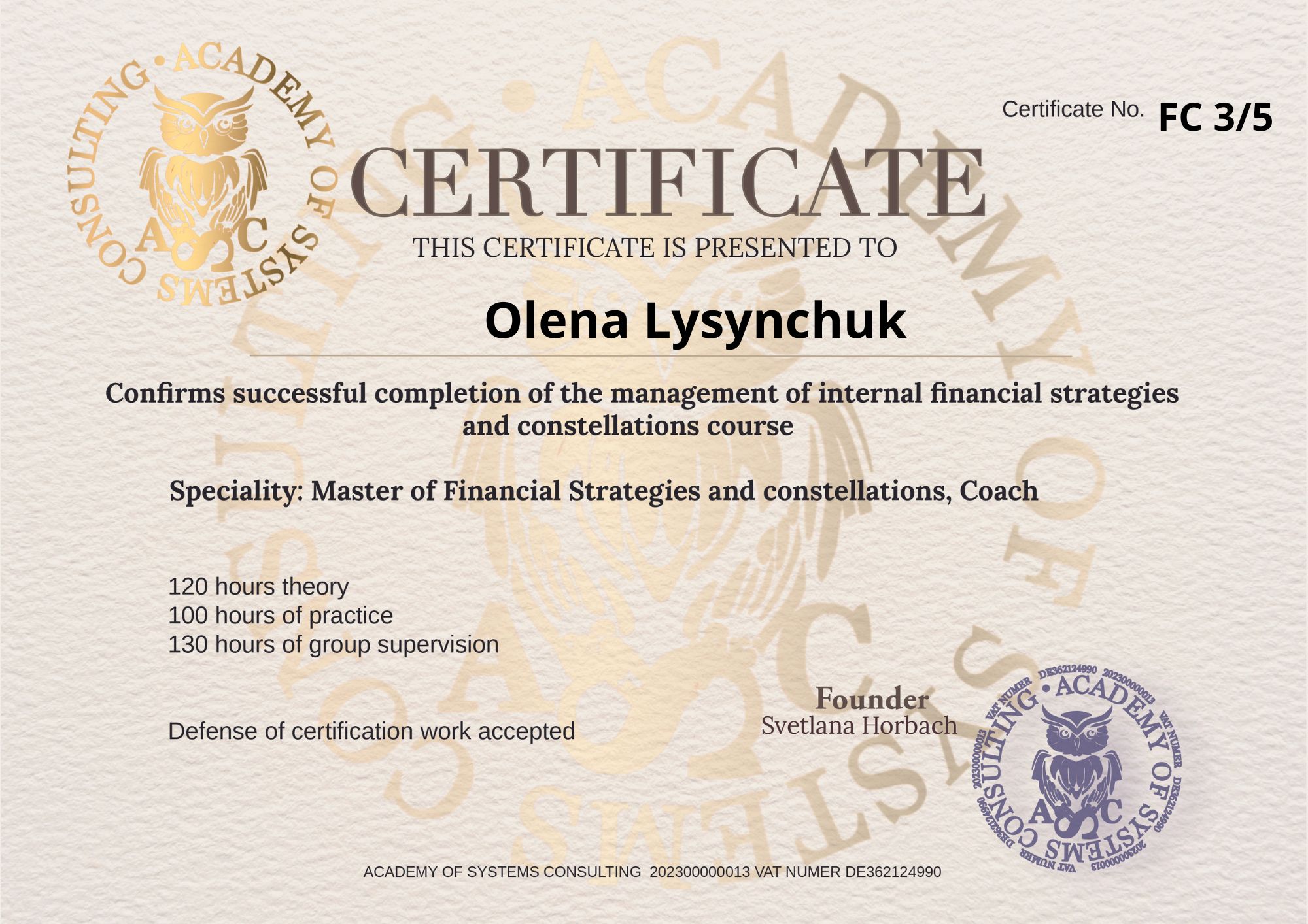 Olena Lysynchuk
