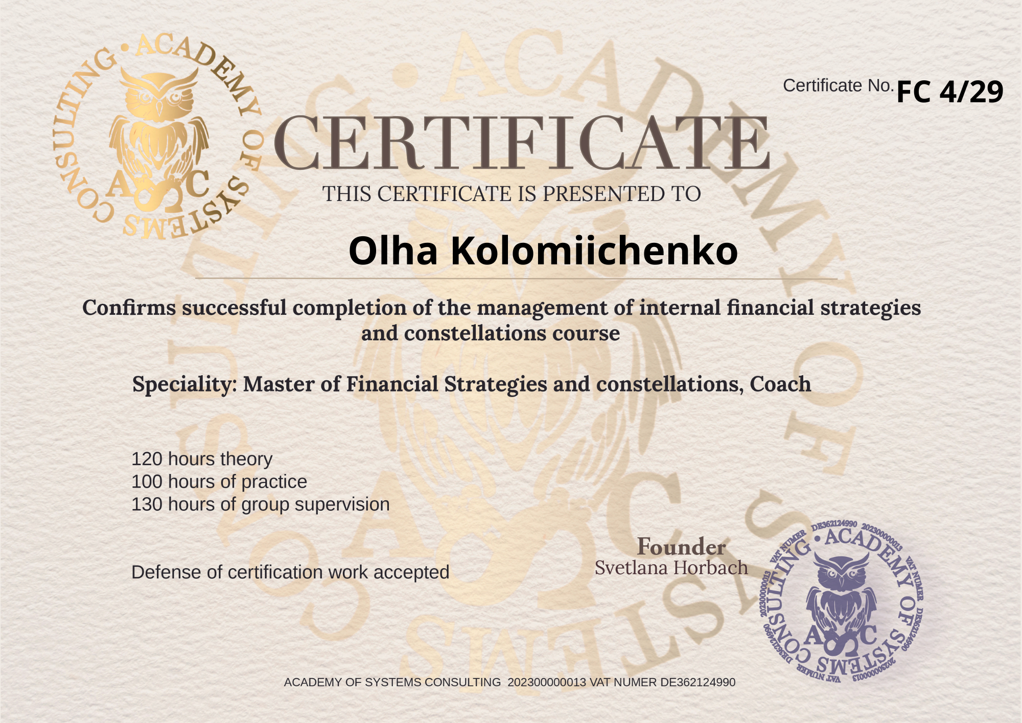 Olha Kolomiichenko